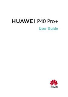 Huawei P40 Pro Plus manual. Smartphone Instructions.